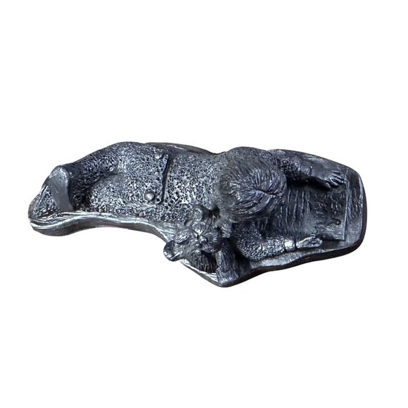 Vintage Pewter Figurine Dear Santa Michael A Ricker Special Edition 1998 USA - Picture 6 of 6